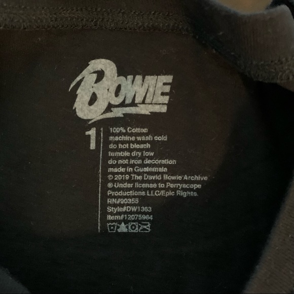 Torrid - Black David Bowie t-shirt - size 1 - Picture 3 of 4